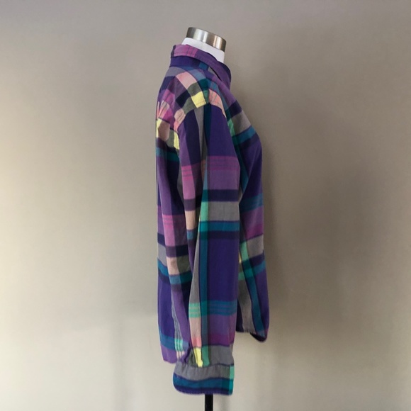 Shirt Small Abercrombie & Fitch Madras Plaid - Picture 5 of 9